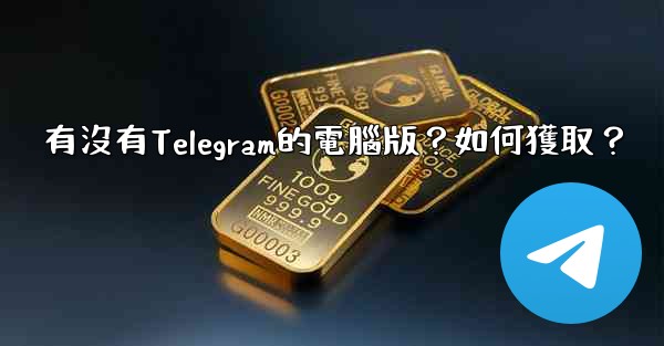 有沒有Telegram的電腦版？如何獲取？