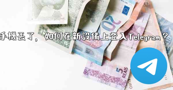 我的手機丟了，如何在新設備上登入Telegram？
