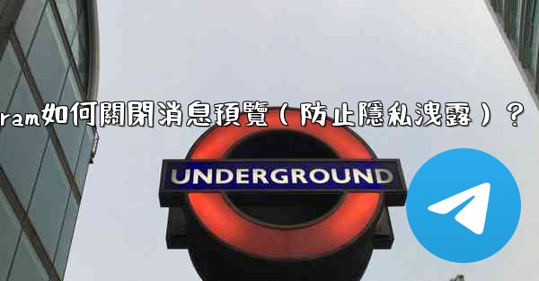 <b>Telegram如何關閉消息預覽（防止隱私洩露）？</b>