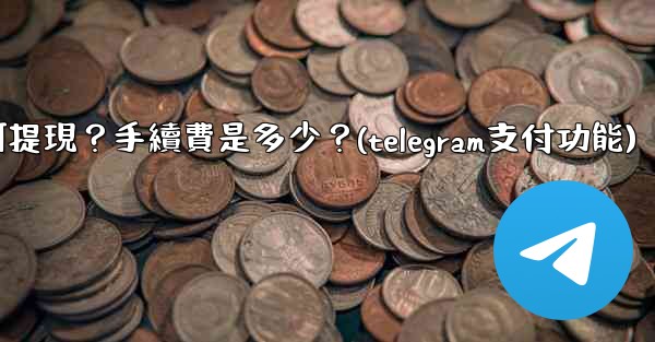 Telegram付費訂閱的收入如何提現？手續費是多少？(telegram支付功能)