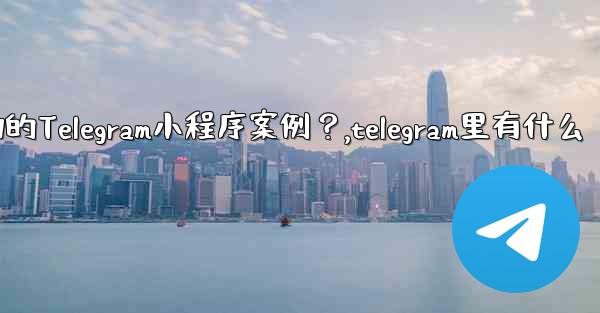 有哪些成功的Telegram小程序案例？,telegram里有什么