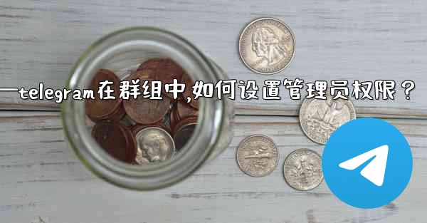 Telegram在群組中，如何設置管理員權限？—telegram在群组中,如何设置管理员权限？