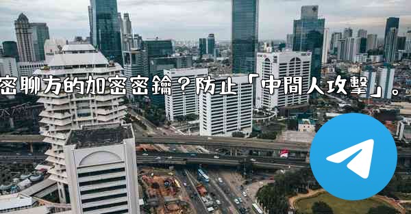電報如何驗證秘密聊方的加密密鑰？防止「中間人攻擊」。
