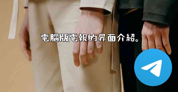 電腦版電報的界面介紹。