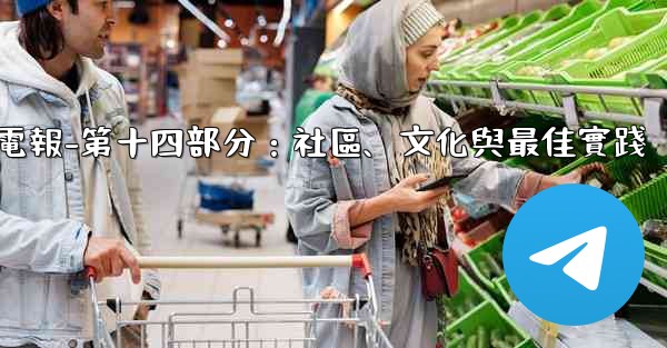 電報-第十四部分：社區、文化與最佳實踐