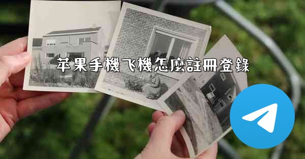 苹果手機飞機怎麼註冊登錄