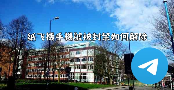 纸飞機手機號被封禁如何解除