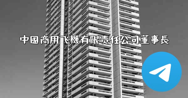 中國商用飞機有限责任公司董事長