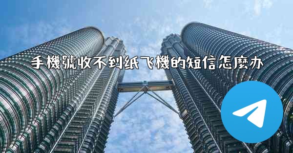 手機號收不到纸飞機的短信怎麼办