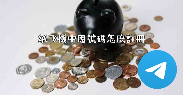 纸飞機中國號碼怎麼註冊