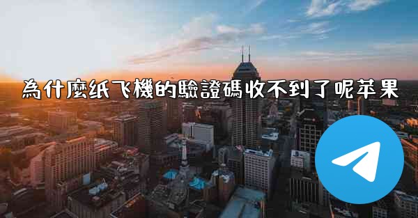 為什麼纸飞機的驗證碼收不到了呢苹果