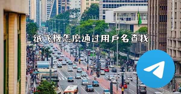 <b>纸飞機怎麼通过用戶名查找</b>