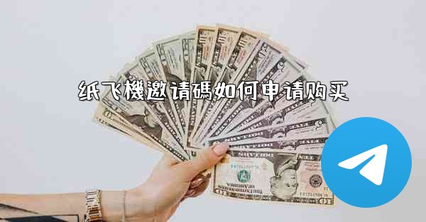 纸飞機邀请碼如何申请购买