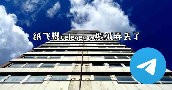 纸飞機telegeram賬號弄丢了