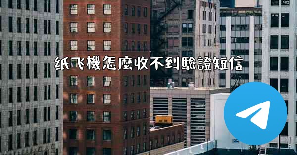 纸飞機怎麼收不到驗證短信