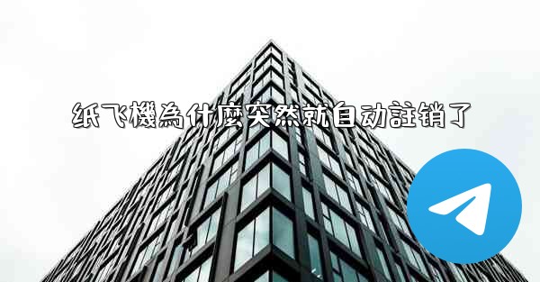 纸飞機為什麼突然就自动註销了