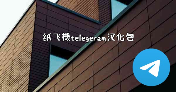 纸飞機telegeram汉化包