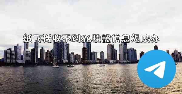 纸飞機收不到86驗證信息怎麼办