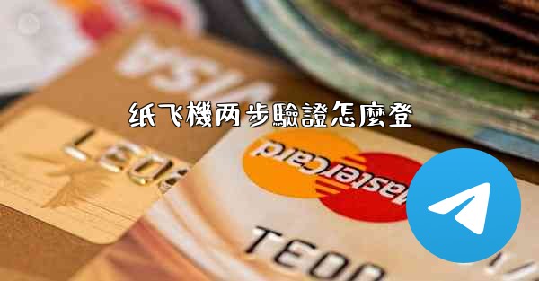 纸飞機两步驗證怎麼登