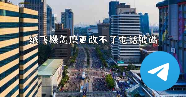 纸飞機怎麼更改不了電话號碼