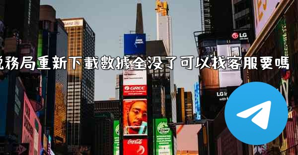 自然人電子税務局重新下載數據全没了可以找客服要嗎