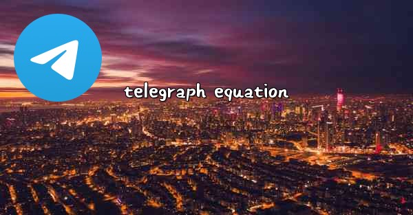 telegraph equation