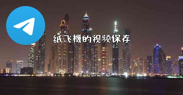 纸飞機的视频保存