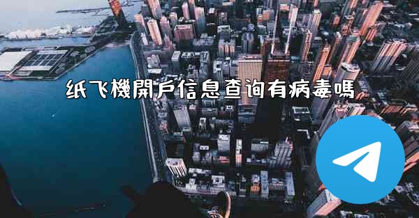 纸飞機開戶信息查询有病毒嗎