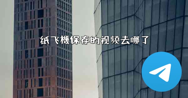 纸飞機保存的视频去哪了