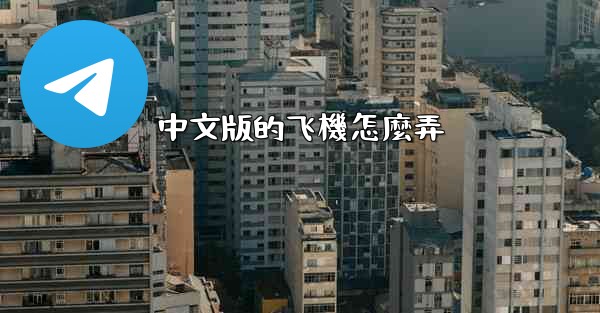 中文版的飞機怎麼弄