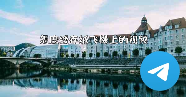 怎麼缓存纸飞機上的视频