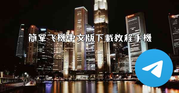 簡單飞機中文版下載教程手機