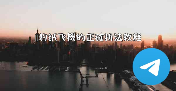 猎豹纸飞機的正確折法教程