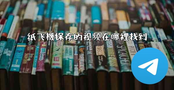 纸飞機保存的视频在哪裡找到