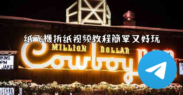 纸飞機折纸视频教程簡單又好玩