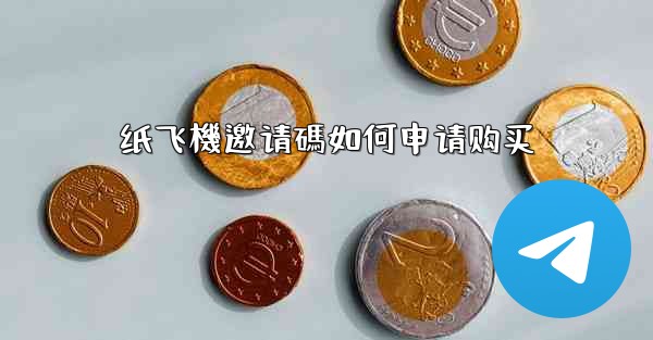 纸飞機邀请碼如何申请购买