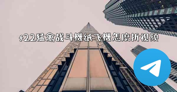 f22猛禽战斗機纸飞機怎麼折视频