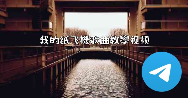 我的纸飞機歌曲教學视频