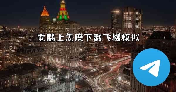 電腦上怎麼下載飞機模拟