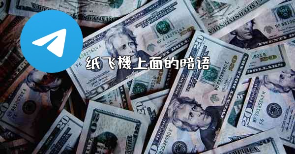 纸飞機上面的暗语