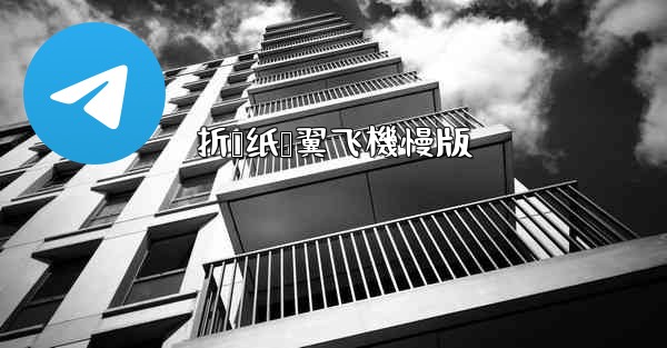 折叠纸鸭翼飞機慢版