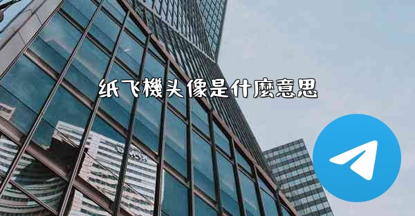 纸飞機头像是什麼意思