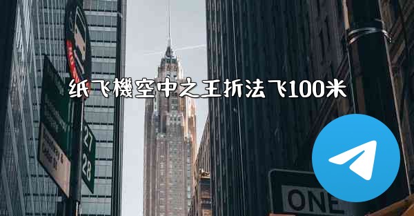 纸飞機空中之王折法飞100米
