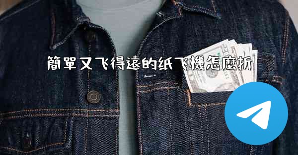 簡單又飞得遠的纸飞機怎麼折