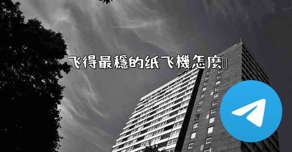 飞得最穩的纸飞機怎麼叠