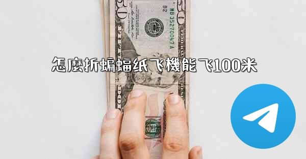 怎麼折蝙蝠纸飞機能飞100米