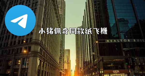 小猪佩奇同款纸飞機