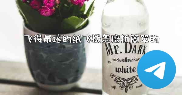 飞得最遠的纸飞機怎麼折簡單的