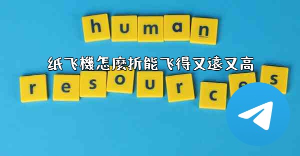 纸飞機怎麼折能飞得又遠又高