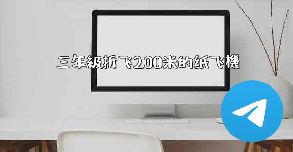 <b>三年級折飞200米的纸飞機</b>